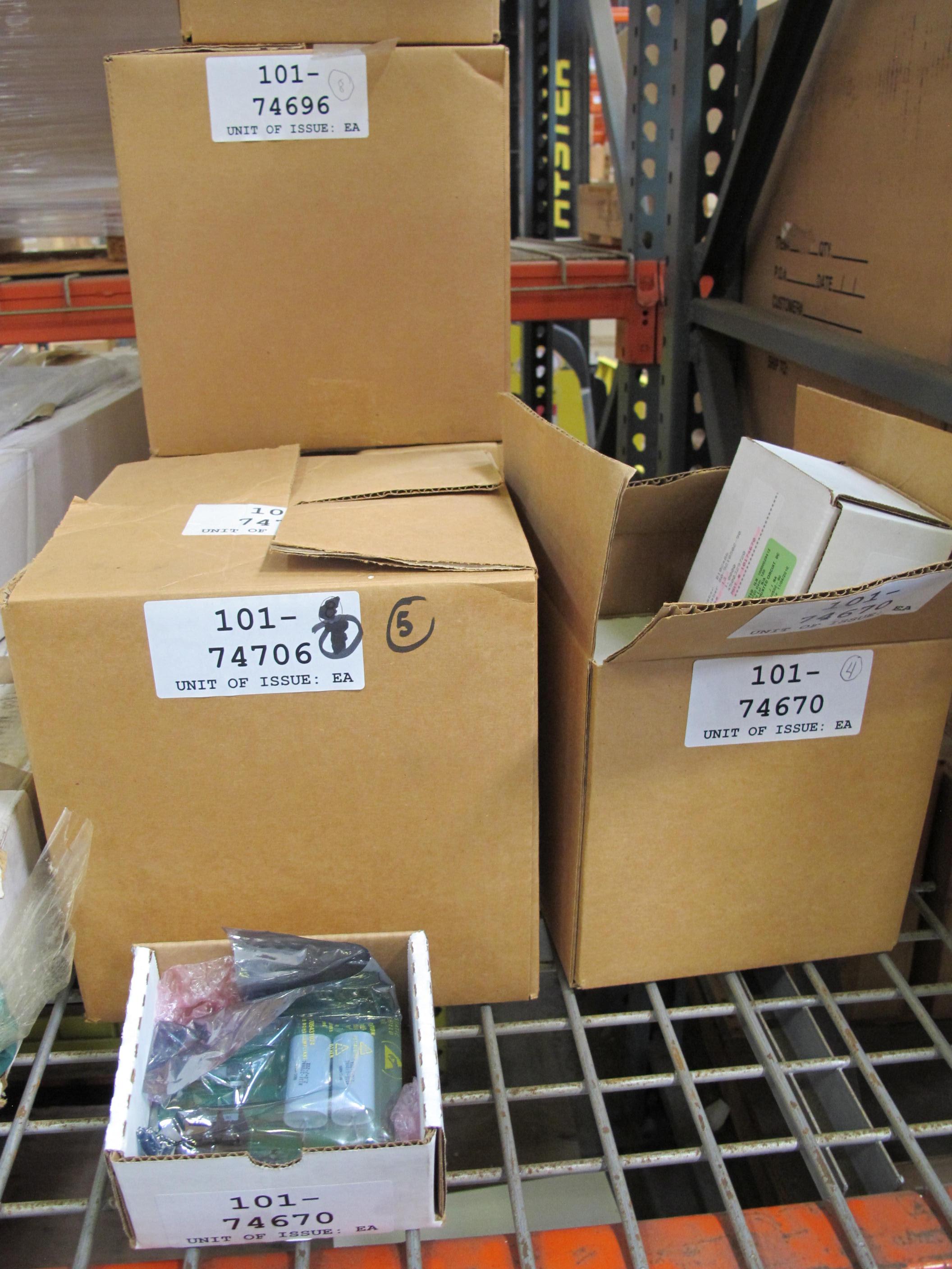 LOT TO INCLUDE: SHOE COVERS, HEARING PROTECTION, COVERALLS, WRIST REST, PRINTED CIRCUIT BOARDS. LOADING & HANDLING FEE $15-4173